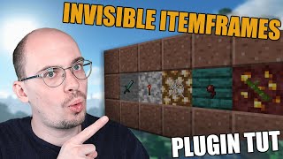 MAKE YOUR ITEM FRAME INVISIBLE!! || Plugin Tutorial [Dutch]