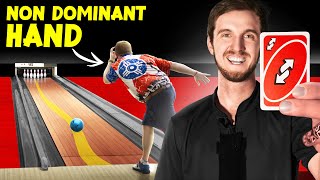 Bowling Challenge With UNO Card Rules!!