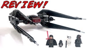 LEGO Star Wars 75179 KYLO REN'S TIE FIGHTER Review! | The Last Jedi 2017 Set! | BB-9E!