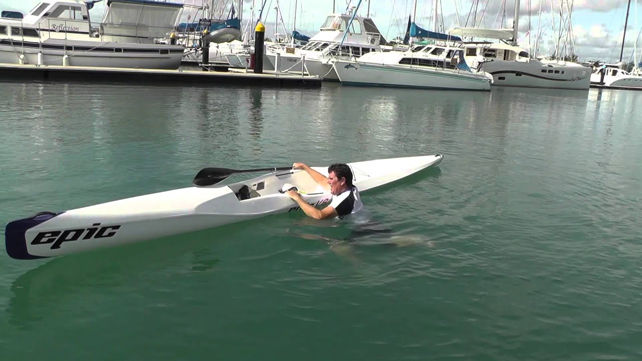 How To Mount Your Surf Ski Or Ocean Ski Youtube in Ski Paddling Technique