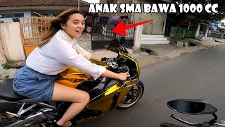 Nungging Sayang  CWE SMA BISA BAWA MOTOR 1000 CC