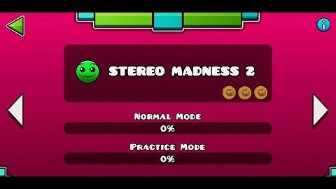If Stereo Madness 2 comes out in 2.2 update in Geometry Dash