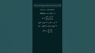 Inverse Hyperbolic Functions III