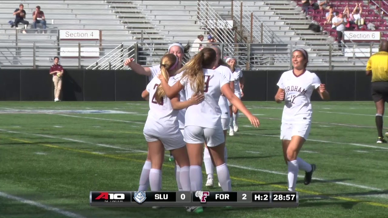Fordham Women's Soccer vs. Saint Louis October 22, 2017 YouTube