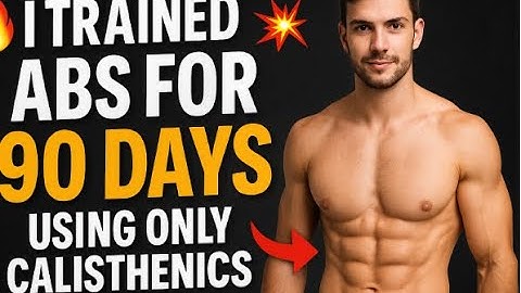 I Trained Abs for 90 Days Using Only Calisthenics — The REAL Results 💥🔥