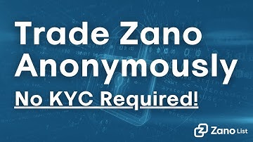 How to Anonymously Buy or Sell Zano Without an Exchange or KYC