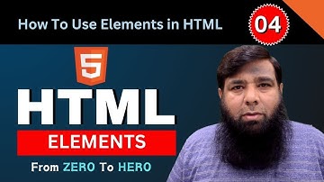 Learn HTML FAST: Essential Elements for Building Websites Shahid Naeem || Class 04.