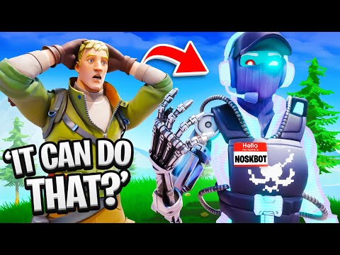 I Surprised The Cutest Fortnite Kid with A Voice Controlled AI Bot!