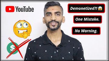 My YouTube Channel Got Demonetized Overnight! (No Warning, No Email, No Strike)