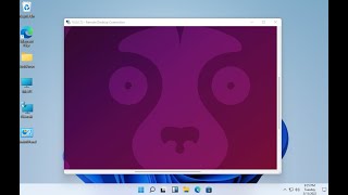 Remote Desktop Ubuntu 21.10 from Windows 11