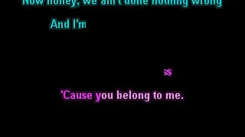 Conway & Loretta  -  Don't Tell Me You're Sorry  - clay wood karaoke