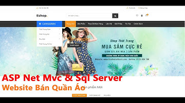 Share Source Code Website Bán Quần Áo Asp Net Mvc & Sql Server
