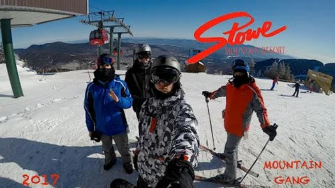 Snowboarding Stowe Mountain Resort, VT - 2017