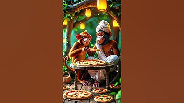 The farmer and the monkey built a tree house but someone set it on fire 😭 #ai #monkey #farmer