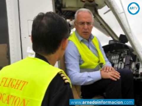 Ceniceros visita la base aérea de extinción de incendios