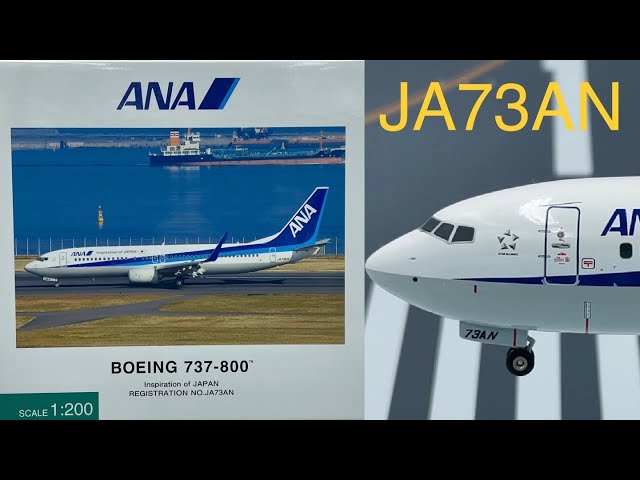 全日空商事 NH20071 NH20119 1/200 ANA 737-800 JA73AN ANA OFFICIAL