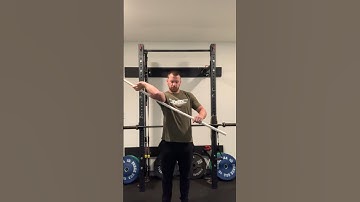 Shoulder External Rotation Stretch with Dowel