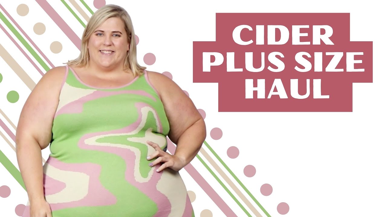 New Plus Size Brand Alert Shop Cider Try on Haul YouTube