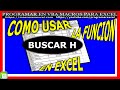 84 ❤️ Como USAR la 🔥 FUNCION BUSCAR H en Excel