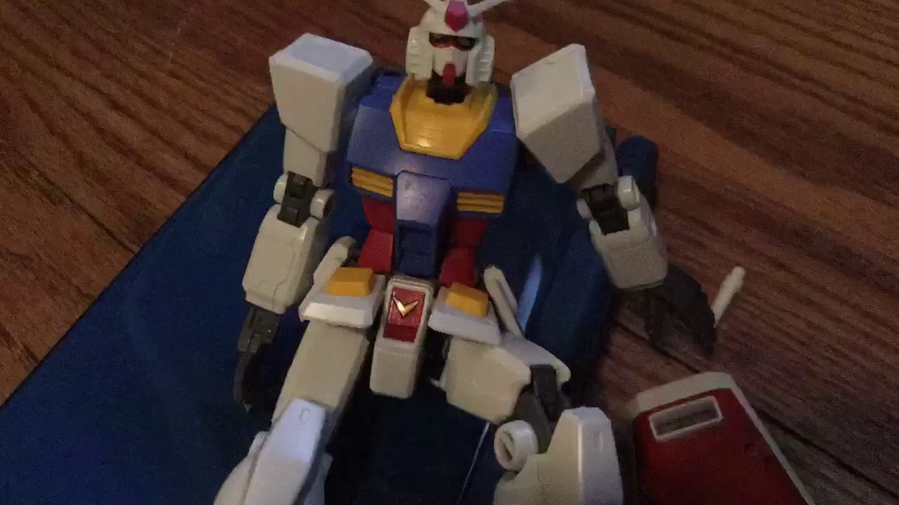 Gundam rx 78 stop motion part 1