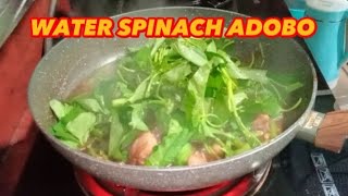 KANGKONG/WATER SPINACH ADOBO