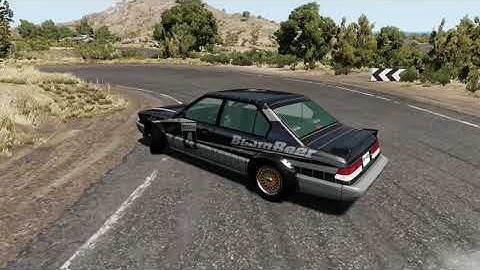 BeamNG Drift - Small Drift Island, A course - ETK I Series Street Tuned