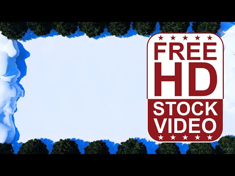 Free Stock Videos     trees with wind effect on white background 3D animation top view