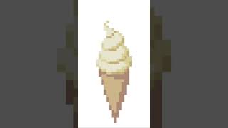 Ice cream pixel art 🍦 #fyp #shorts #gif