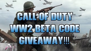 Call Of Duty World War 2 Beta Code Giveaway!