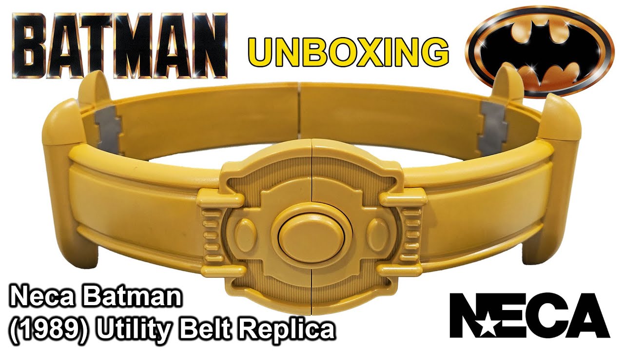 Unboxing Neca Batman (1989) Utility Belt Replica - YouTube