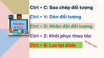 Các phím tắt cực kỳ thông dụng trong PowerPoint