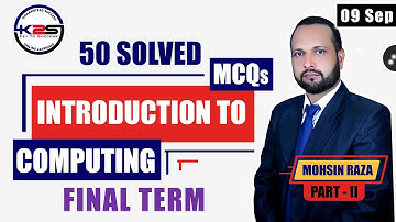 CS101 Final Term | A Great Way to Pass Introduction to Computing | 50 MCQs with Key | Part - 2