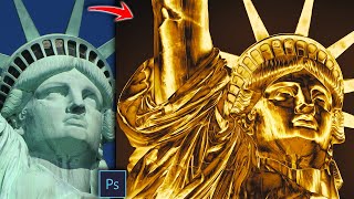 How To: Gold Effect In Photoshop (3 Min) | Turn Anything Into Gold screenshot 1