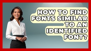 How To Find Fonts Similar To An Identified Font? - Graphic Design Nerd