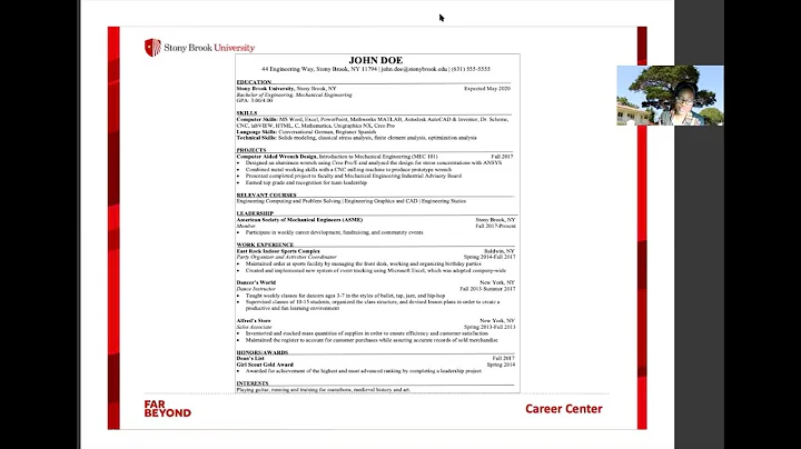 Resume Workshop for AMS Majors with Alfreda James