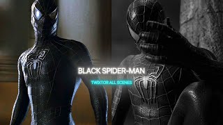 Spider-Man 3 All Black Suit Twixtor scenepack 4k