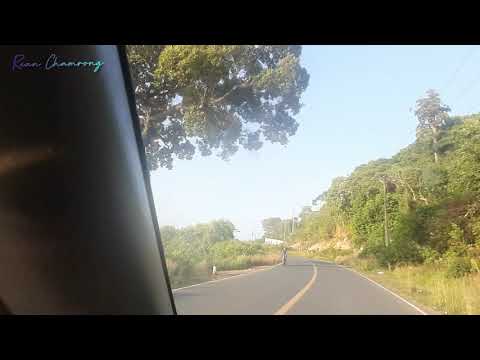 Driving from Sihanoukville downtown to Ream