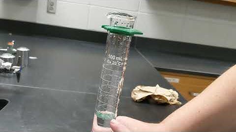 Water Displacement Method