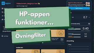 Genomgång Hp-Appen Övningsfilter