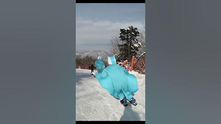 스키장 고인물들이 노는법