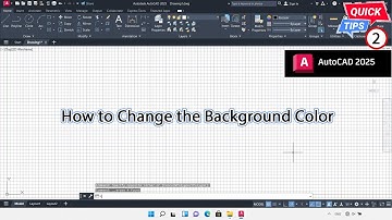 AutoCAD 2025 Tips & Trick CP.2 - How to Change the Background Color