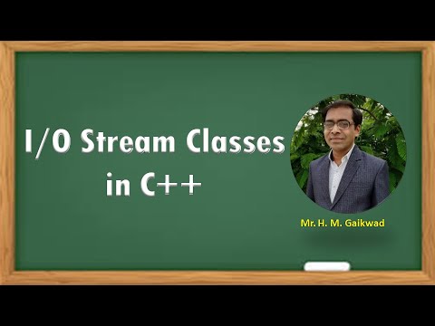 IO Stream classes in C++ - YouTube