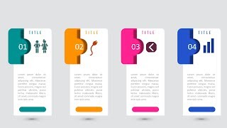 Beautiful Infographic Design for Options or Steps in PowerPoint