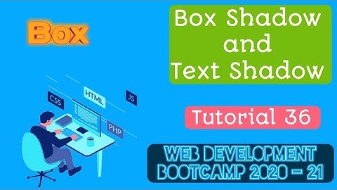 Box shadow and Text shadow | Tutorial 36 | Code&TechWithOmkar