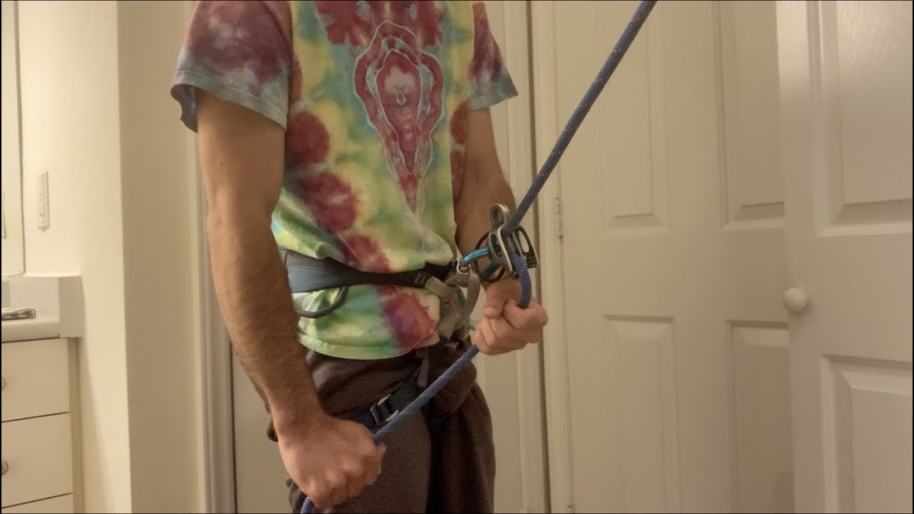 Lowering a Climber with a TubeStyle Belay Device YouTube