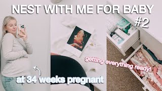 NEST WITH ME: Setting Up Nursery, Getting Organized and Baby Prep by Brooke Morton 37,541 views 5 months ago 13 minutes, 17 seconds