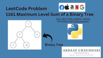 1161. Maximum Level Sum of a Binary Tree | Solved & Explained using Python Programming