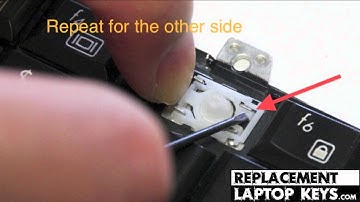 Laptop Key Install Guide | How to repair keyboard keys | HP DV7 HC30 F1 Small Retainer clips