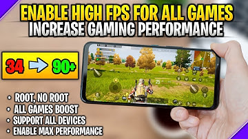 Magisk Module Enable "High Fps" For Gaming ( Without Root )
