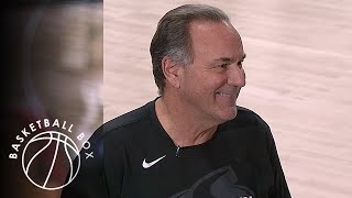 [WNBA Finals Game 3] Gary Kloppenburg Half Time Interview, LVA vs SEA, October 6, 2020